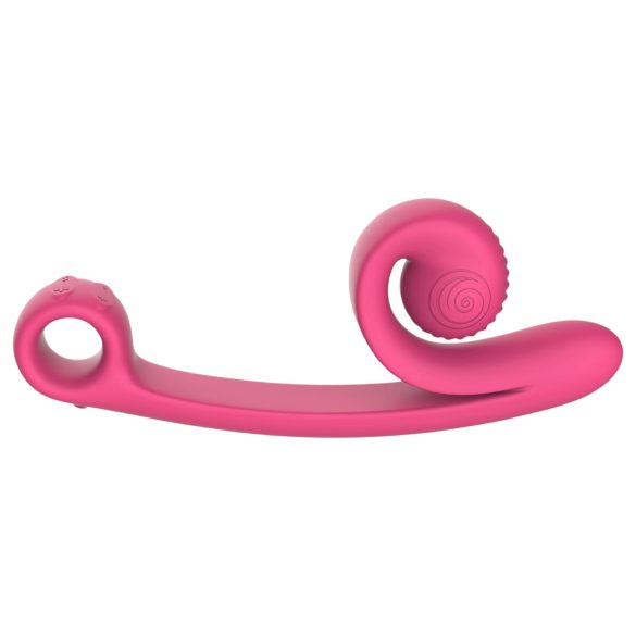 Snail Vibe Curve - vibrator za klitoris i penetraciju - 2u1 - rozi