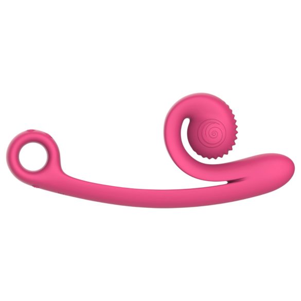 Snail Vibe Curve - vibrator za klitoris i penetraciju - 2u1 - rozi