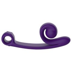   Snail Vibe Curve - vibrator za klitoris i G-točku - 2u1 - silikon - ljubičasta