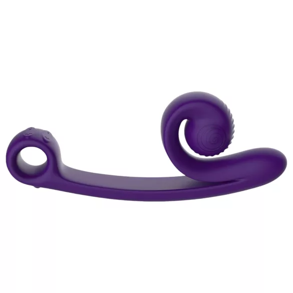 Snail Vibe Curve - vibrator za klitoris i G-točku - 2u1 - silikon - ljubičasta