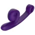 Snail Vibe Curve - vibrator za klitoris i G-točku - 2u1 - silikon - ljubičasta