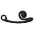 Snail Vibe Curve - 2u1 crni vibrator i stimulator klitorisa