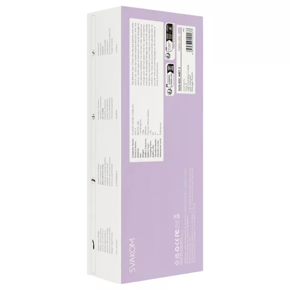 Svakom Amy 2 - G-točka vibrator, punjivi, vodootporan, ljubičasti