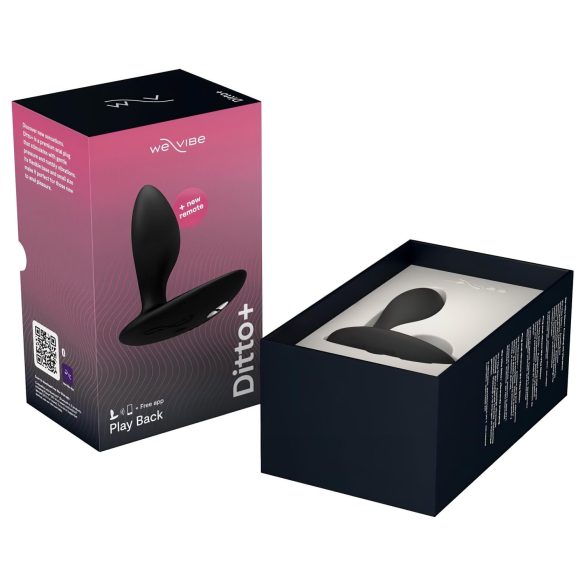 We-Vibe Ditto+ - analni vibrator na daljinsko upravljanje - crni