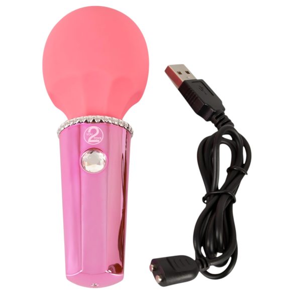 You2Toys Mini Wand - punjivi masažni vibrator (ružičasti)