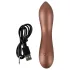 Smile - mini G-točka vibrator - fleksibilan - brončana boja