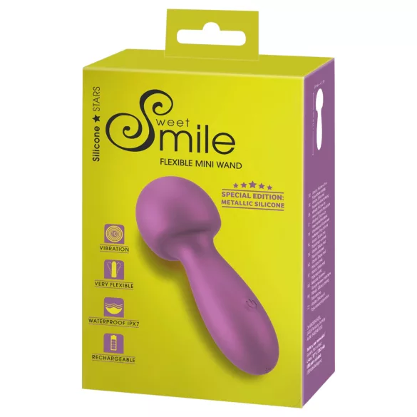 Sweet Smile - Fleksibilni mini masažer (rozi)
