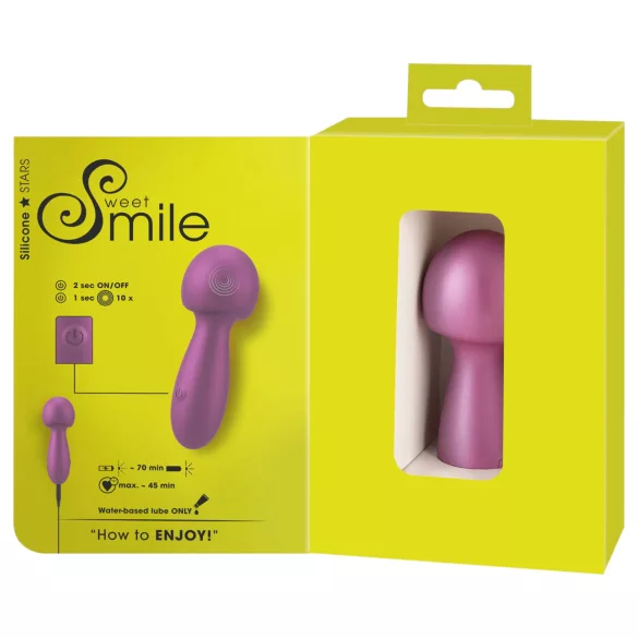 Sweet Smile - Fleksibilni mini masažer (rozi)