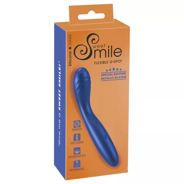 Smile - fleksibilni G-točka vibrator - plava