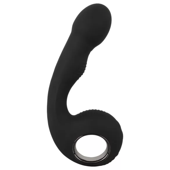 Black Velvets - vibrator za G i P točku - crni