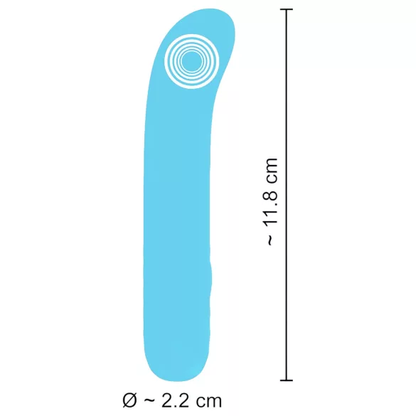 Cuties - mini G-točka vibrator - tirkizna