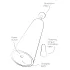 ROMP Pop - mini vibrator za klitoris - crvena