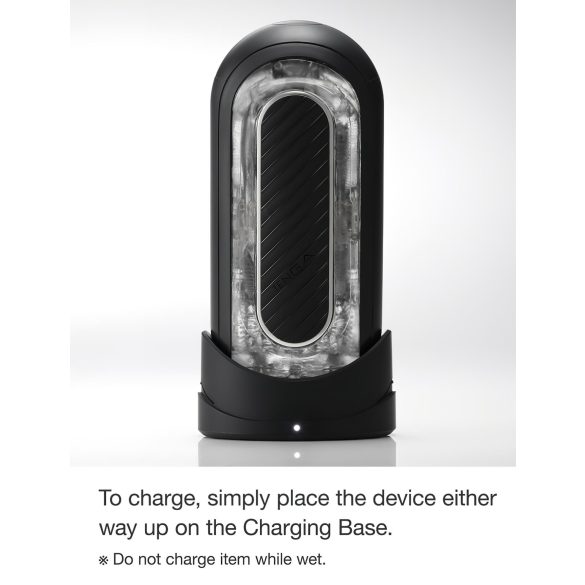 TENGA Flip Zero - snažan masturbator (crni)