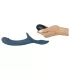You2Toys - set vibratora s remenom - crna/plava