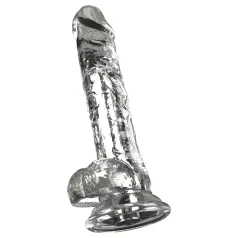 Crystal - Vibrator s vakuumskom čašicom (prozirni)