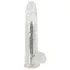 Crystal - Vibrator s vakuumskom čašicom (prozirni)