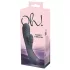 You2Toys - Oh! Rabbit vibrator s ručicom za klitoris (crni)