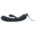 You2Toys - Oh! Rabbit vibrator s ručicom za klitoris (crni)