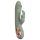 You2Toys - vibrator s klitoralnim nastavkom (zeleni)