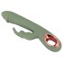 You2Toys - vibrator s klitoralnim nastavkom (zeleni)