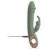 You2Toys - vibrator s klitoralnim nastavkom (zeleni)