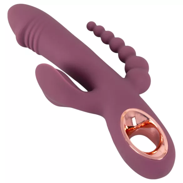 You2Toys - vibrator na punjenje s tri ruke - ljubičasti