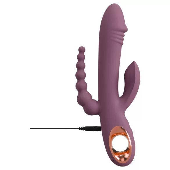 You2Toys - vibrator na punjenje s tri ruke - ljubičasti