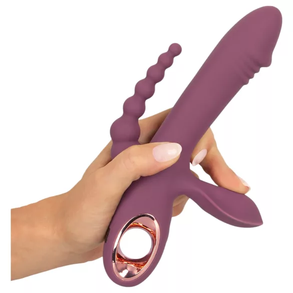 You2Toys - vibrator na punjenje s tri ruke - ljubičasti