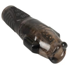 Stroker - masturbator s vakuumom i vibracijom - siva