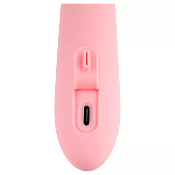 Svakom Mora Neo - aplikacijom upravljani vibrator s kuglicama i nastavkom za klitoris (rozi)