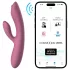 Svakom Trysta Neo - vibrator s klitoralnim nastavkom i kuglicama - rozi