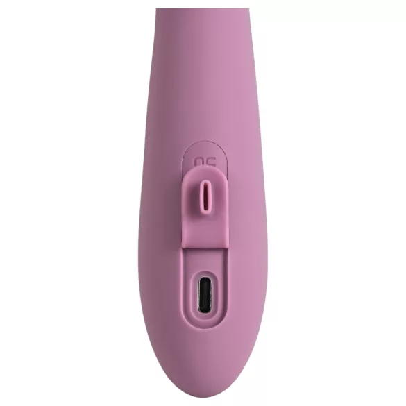 Svakom Trysta Neo - vibrator s klitoralnim nastavkom i kuglicama - rozi