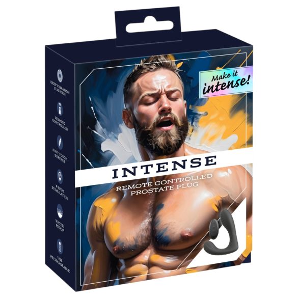 Intense - daljinski upravljani vibrator za prostatu (crni)