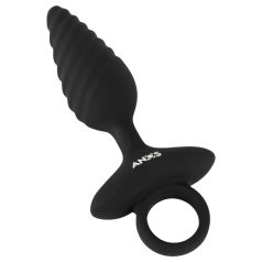 ANOS - analni vibrator s rebrima - crni