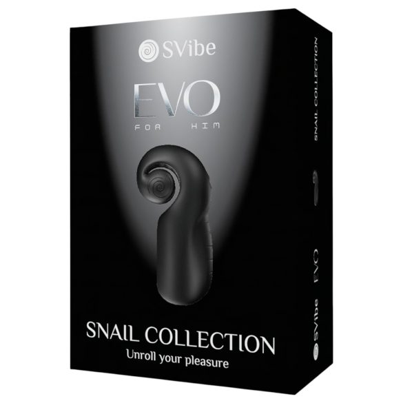SVibe EVO - vodootporni masturbator - punjivi - crni
