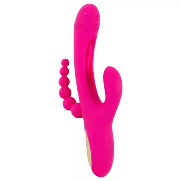 SMILE - vibrator s tri kraka i jezikom - ružičasti