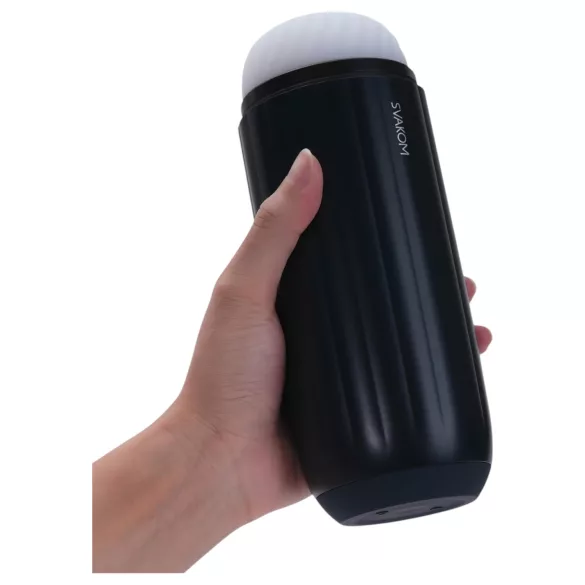 Svakom Sam Neo 2 Pro - muški masturbator - pametan - crno-bijeli