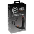 Rebel - vibrator za prostatu s funkcijom potiskivanja - crni