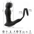 Rebel - potiskivač prostate vibrator (crni)