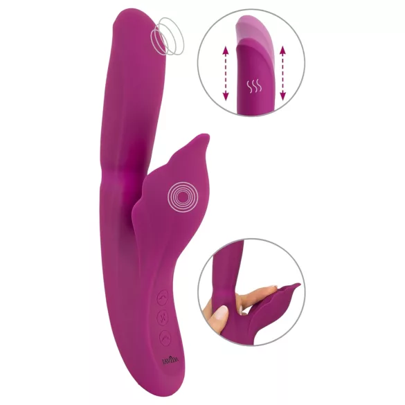 Javida - vibrator za G-točku i klitoris 4u1 - ljubičasti