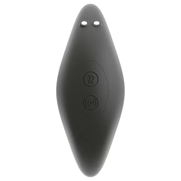 ANOS - vibrator za prostatu s pokretnim prstenom - crni