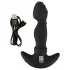 ANOS - vibrator za prostatu s pokretnim prstenom - crni