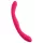 Couples Choice - vibrator za parove s dvostrukim završetkom - silikon - roza