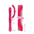 Couples Choice - vibrator za parove s dvostrukim završetkom - silikon - roza
