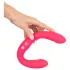Couples Choice - vibrator za parove s dvostrukim završetkom - silikon - roza