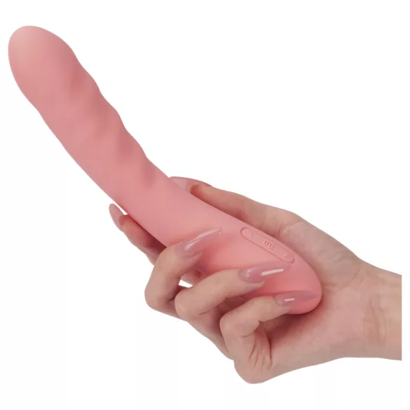 Svakom Ava Neo - vibrator s funkcijom potiskivanja - aplikacija - silikon - rozi