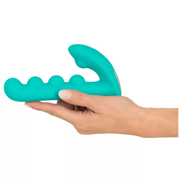 Beau Coeur Sylora - perlasti 2u1 vibrator (zeleni)