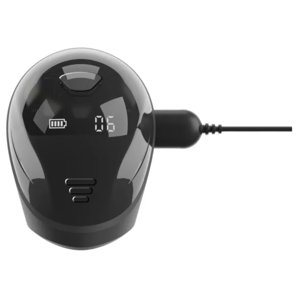 Rebel - vodootporni vibrator za glavić - crni