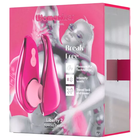 Womanizer Liberty 2 Iggy Azalea - stimulator klitorisa na zračne valove - roza