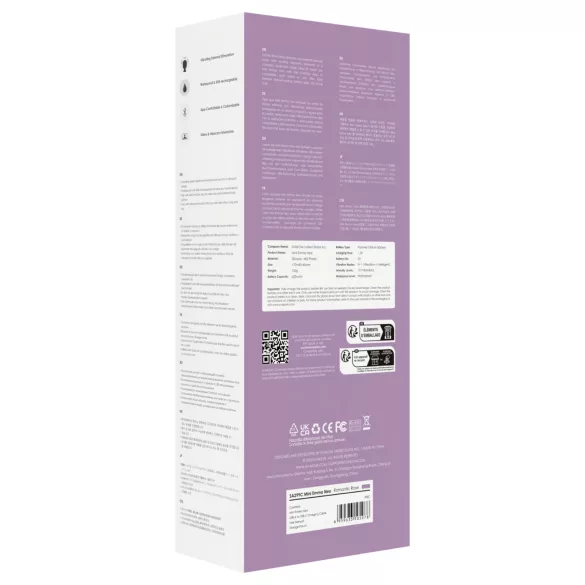 Svakom - masažer vibrator Mini Emma Neo - pametni, silikon, ljubičasta